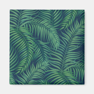 Íman Folhas de palmeira tropicais da noite