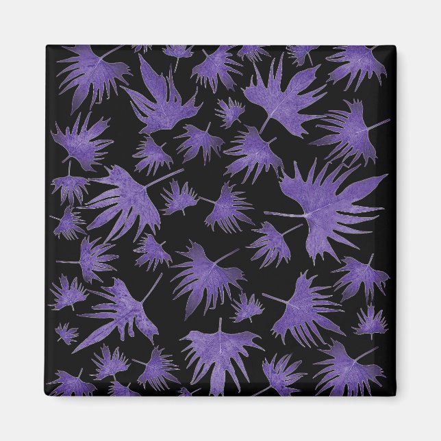 Íman Folhas de vinha de canário roxo (Frente)
