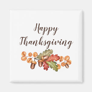 Íman Folhas e bolotas de outono