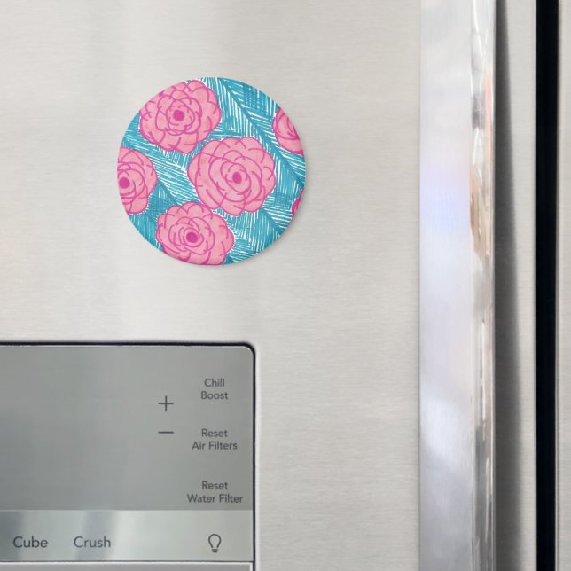 Íman Folhas e Flores de Palma Tropical (In Situ (Fridge))