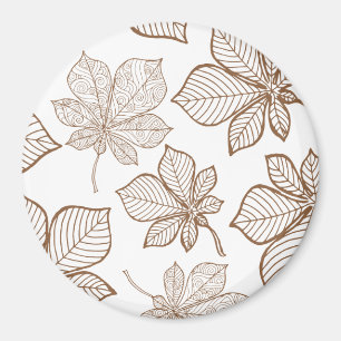 Íman Folhas estilizadas 4