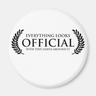 Íman Folhas Oficiais Pequenas