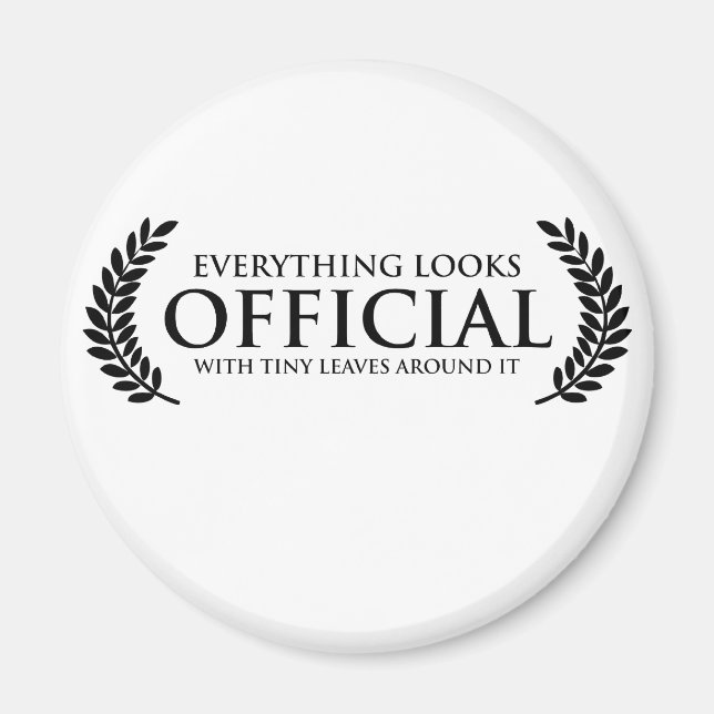 Íman Folhas Oficiais Pequenas (Frente)