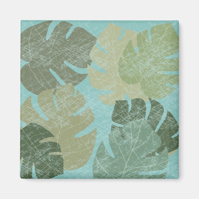 Íman Folhas Tropicais (Frente)