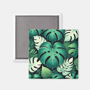 Íman Folhas tropicais escovas