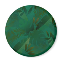 Folhas Tropicais Místicas Exóticas da Selva Esmera