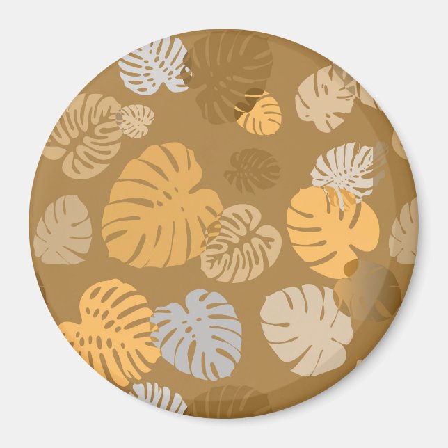 Íman Folhas Tropicais Multicolores 6 (Frente)