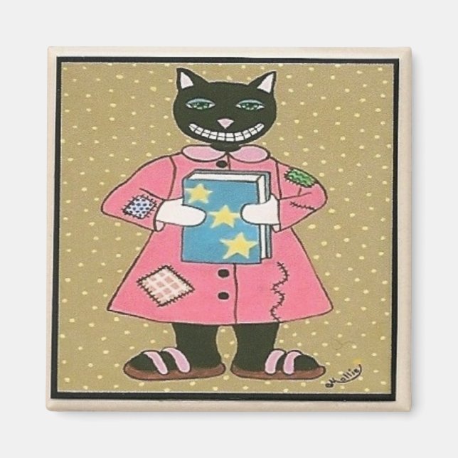 Íman Folk Art CAT (Frente)