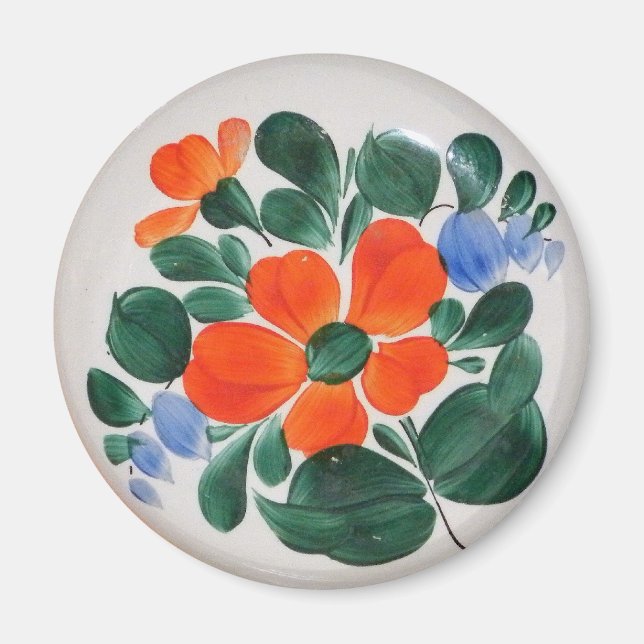 Íman Folk Art Plate (Frente)