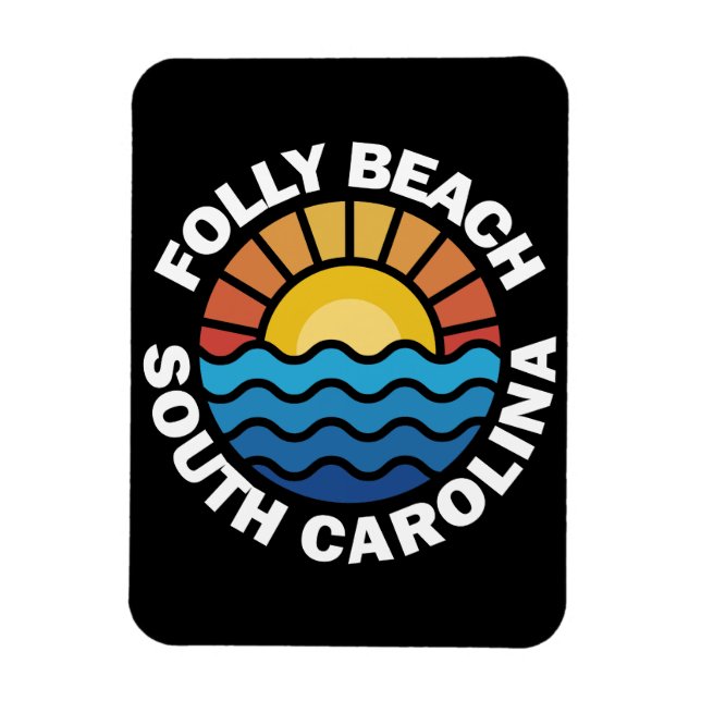 Íman Folly Beach, Carolina do Sul (Vertical)