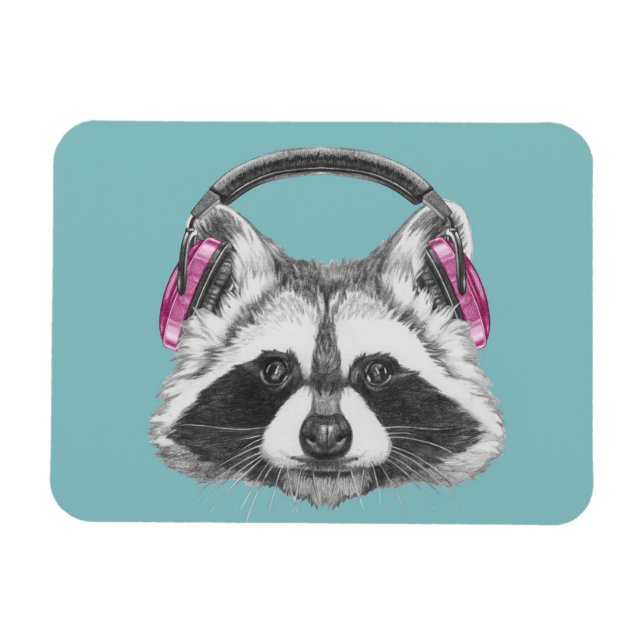 Íman Fones de ouvido Raccoon (Horizontal)