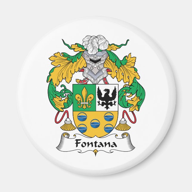 Íman Fontana Family Crest (Frente)