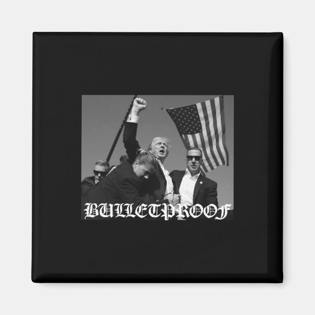 Íman Fonte antiga de Inglês à prova de bala do Trump (Frente)