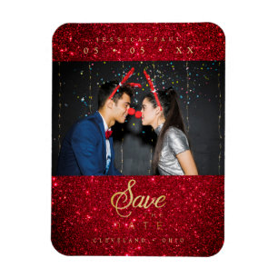 Íman Fonte Caprichosa de Casal de Natal com Foto Divert