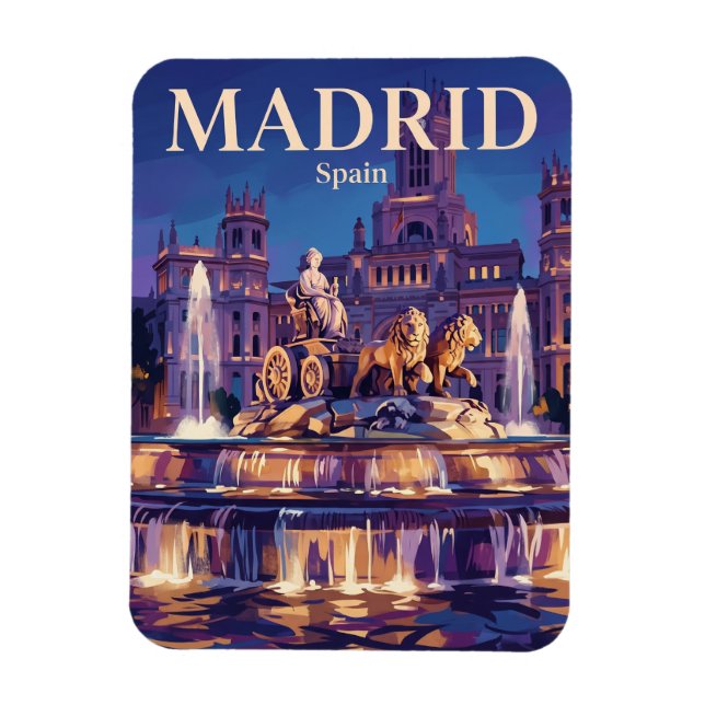 Íman Fonte Cibeles Espanha (Vertical)