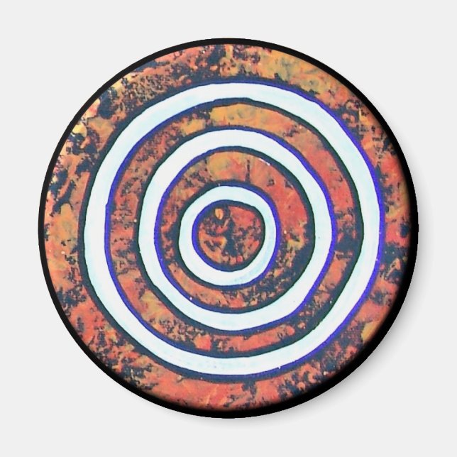 Íman Fonte de água - Parede de Cavernas 3B - Magnet (Frente)