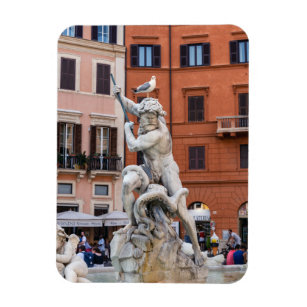 Íman Fonte de Netuno na Piazza Navona - Roma