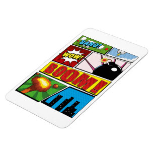 Íman Fontes de desenho da revista em quadrinhos!