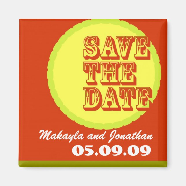 Íman Fontes e Cores Modernos (Frente)