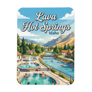 Íman Fontes Quentes de Lava Idaho