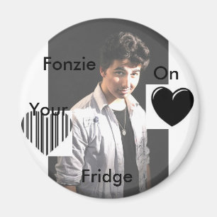 Íman FONZIE2, coração, ggg, Fonzie, sobre, seu,