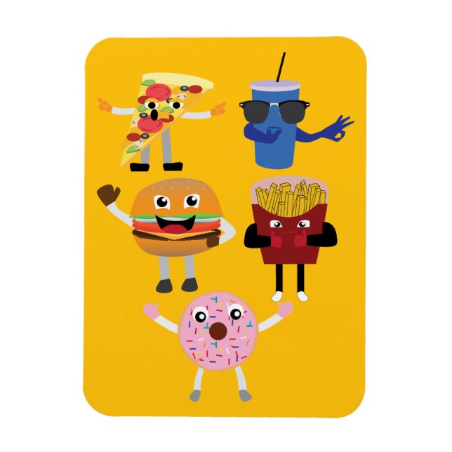 Íman Food Characters (Vertical)