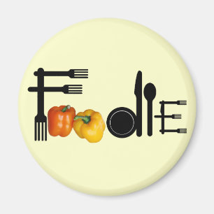 Íman Foodie para o fundo claro