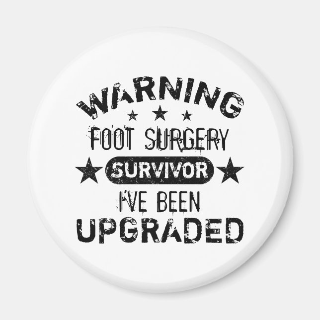 Íman Foot Surgery Humor atualizado (Frente)