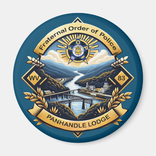 Íman FOP Lodge 83 (Frente)