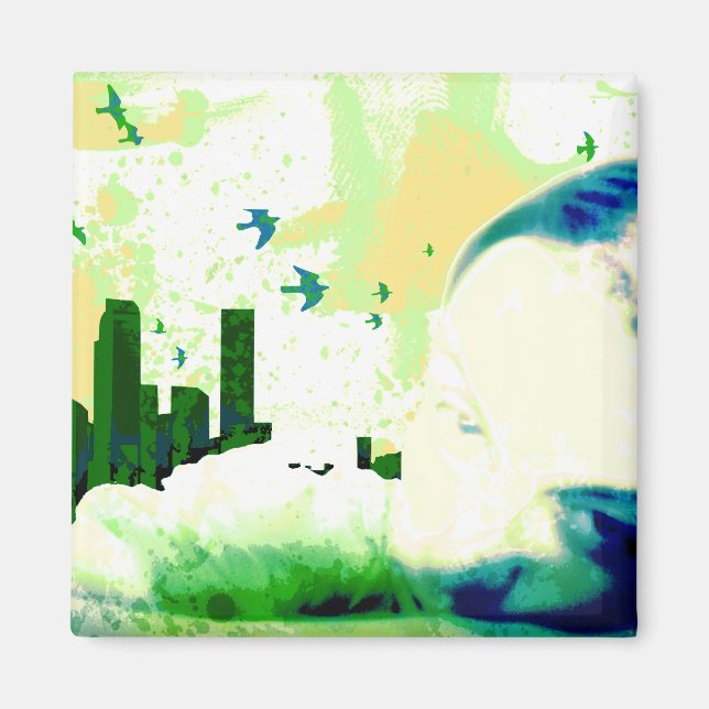 Íman fora do alcance. (Frente)