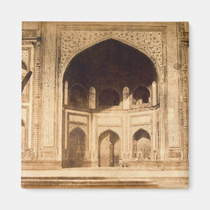 Íman Fora do Taj Mahal, ilustrado provavelmente 'no pH