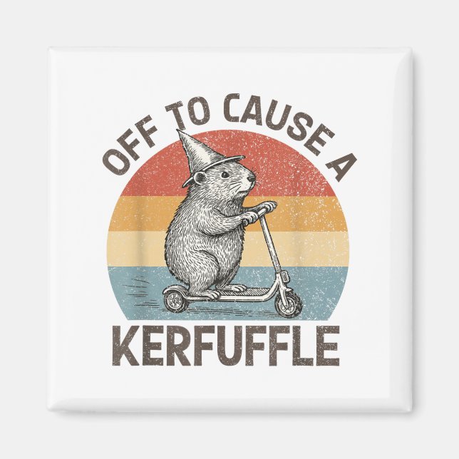 Íman Fora Para Causar Um Rebuliço Groundhog Scooter Eng (Frente)