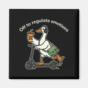 Íman Fora para regular emoções ganso mental bobo engraç