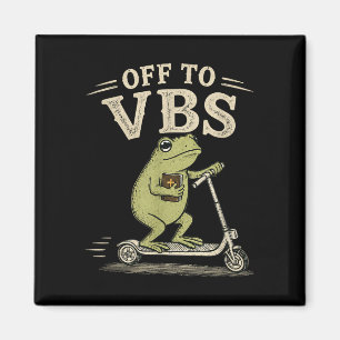 Íman Fora para vbs divertido sapo cristão religioso fé
