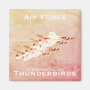 Íman Força Aérea Thunderbird Fortaleza Manobra