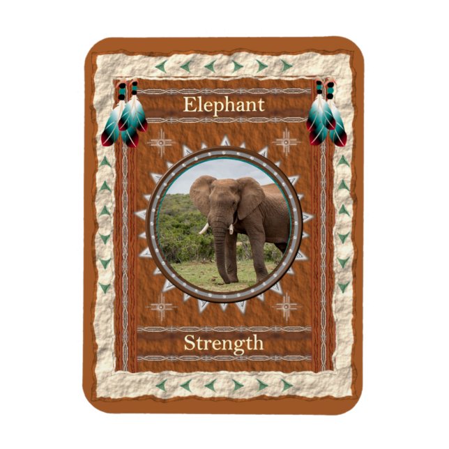 Íman Força Energética do Elefante (Vertical)