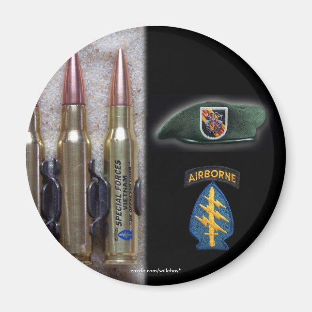 Íman forças especiais 5 veteranos vets vietnam imnet (Frente)