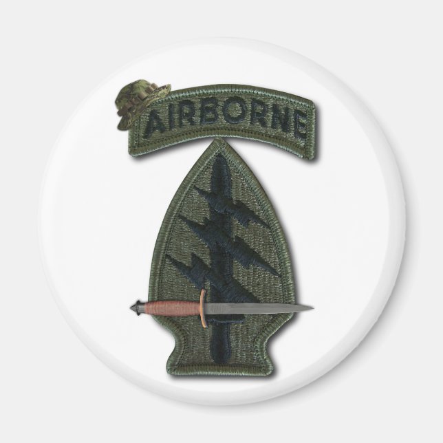 Íman forças especiais beretas verdes sf sof veterans ve (Frente)