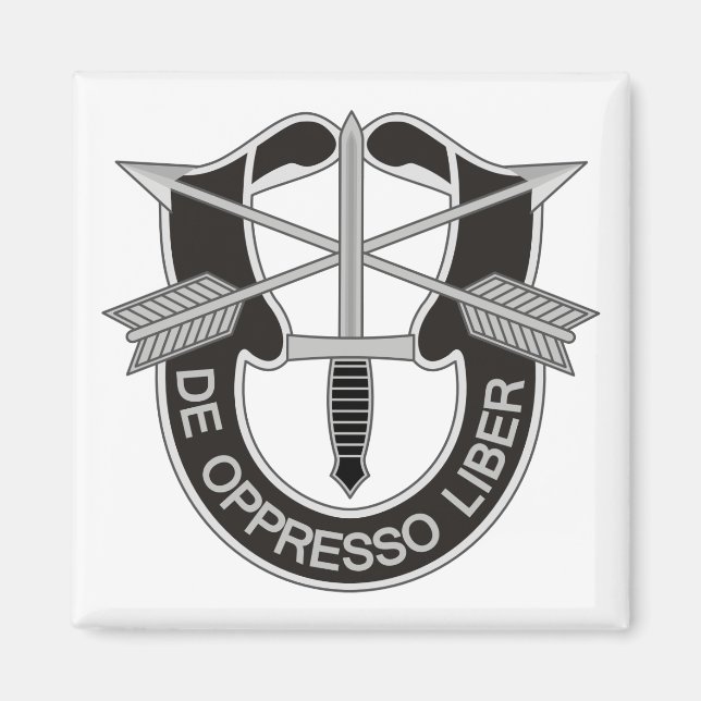 Íman Forças Especiais SF De Oppresso Liber (Frente)