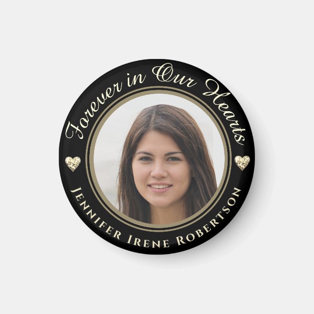 Íman Forever in Our Hearts Photo Remembrance (Frente)