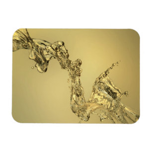 Íman Forma de abstrato formada por água salgada