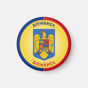 Íman Forma do Círculo Casaco de Armas da Romênia