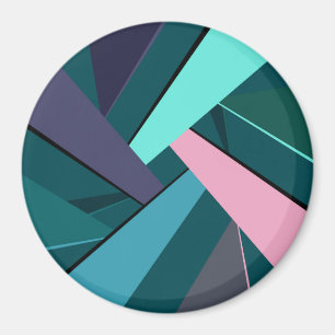 Íman Forma Geométrica abstrato 6