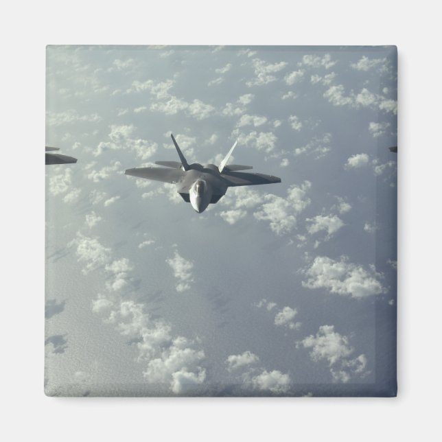 Íman Formação de três navios de Raptores F-22 (Frente)