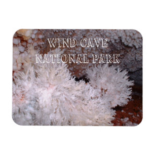 Íman Formações de Frostwork e Popcorn, Caverna Eólica, 