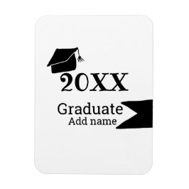Íman Formando 20XX graduação que é simples e moderno