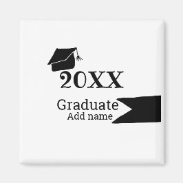 Íman Formando 20XX graduação que é simples e moderno