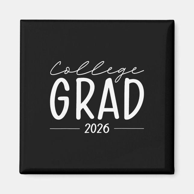 Íman Formando Faculdade Engraçado 2026 Graduação Gradua (Frente)