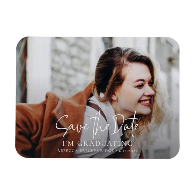 Íman Formando Graduação 2025 Foto para salvar a data (Horizontal)