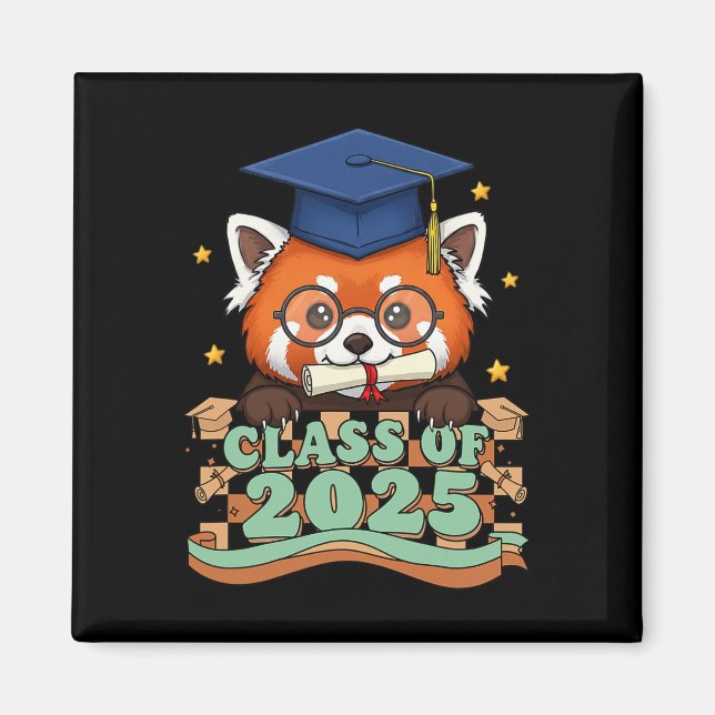 Íman Formando Red Panda Cl De 2025 Crianças Mulheres Gr (Frente)